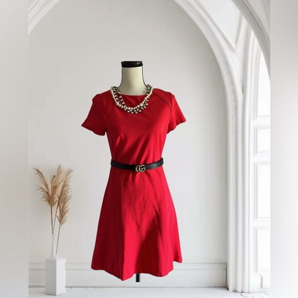 J. Crew Pointe Knit Short Sleeve Dress - Picture 1 of 16